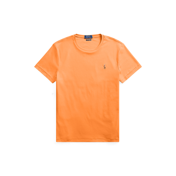 Soft Clementine Custom Slim Interlock T-Shirt Polo Ralph Lauren 2