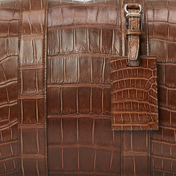 Chocolate Crocodile Duffel Purple Label 6