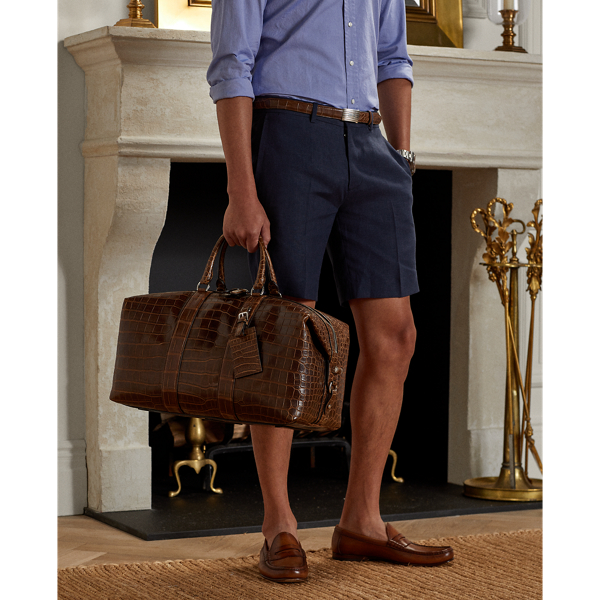 Chocolate Crocodile Duffel Purple Label 7