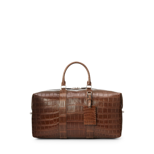 Crocodile duffle bag on sale