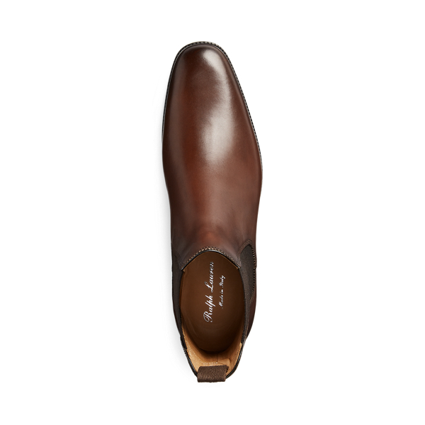 Dark Brown Penfield Calfskin Chelsea Boot Purple Label 4
