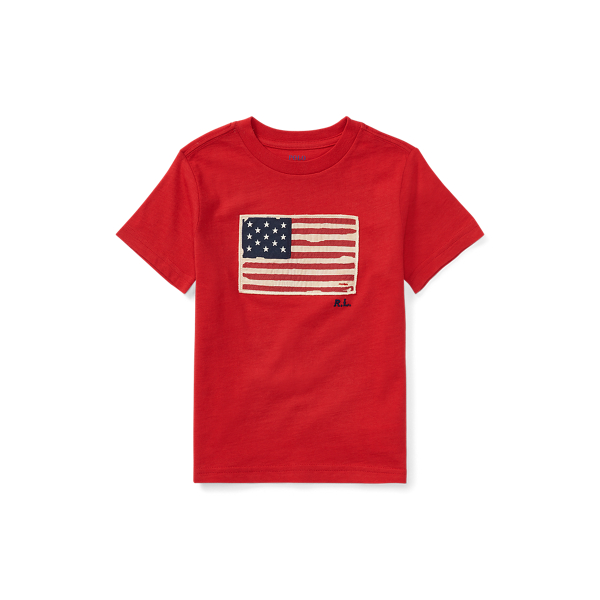 Flag Cotton Jersey Tee