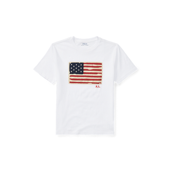 Flag Cotton Jersey Tee