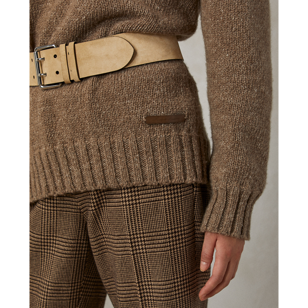 Cremini Mouline Cashmere Roll Neck Jumper Ralph Lauren Collection 6