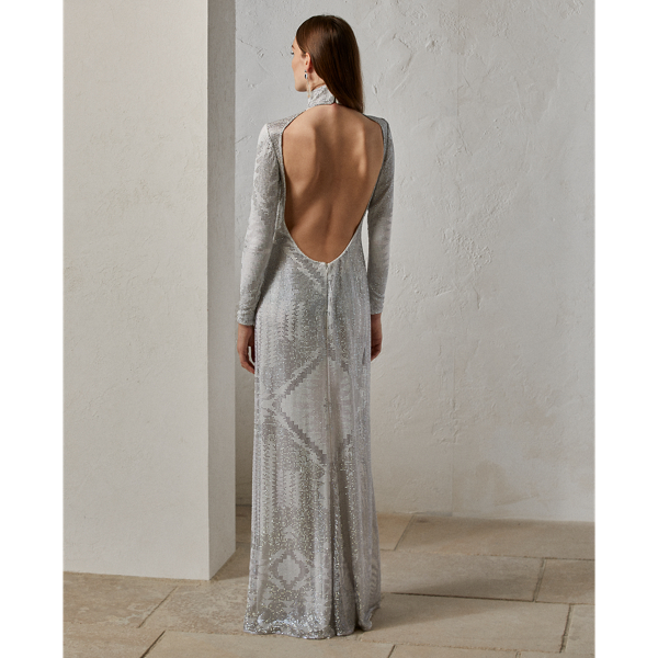 Janison avondjurk met versiering Ralph Lauren Collection in Wit 5