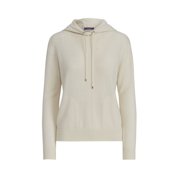 Ecru Chalet Polo Bear Cashmere Hoodie Jumper Ralph Lauren Collection 2
