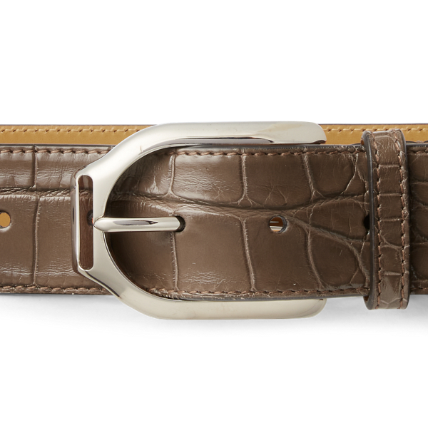 Truffle Welington Alligator Belt Ralph Lauren Collection 2