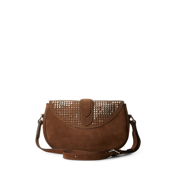 Verzierte Schultertasche Welington Ralph Lauren Collection in Perlenst./Tiefes Taupe 5