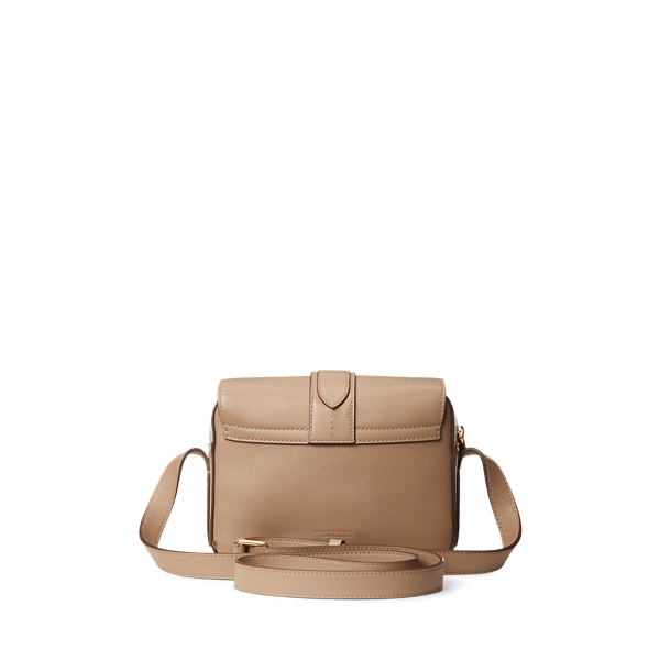 Taupe Welington Calfskin Crossbody Bag Ralph Lauren Collection 5