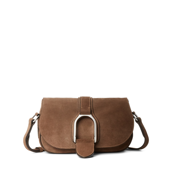 Calf-Suede Welington Shoulder Bag