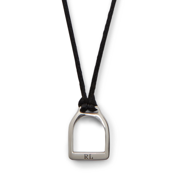 Collier &agrave; mini-pendentif Welington Ralph Lauren Collection en Noir 2