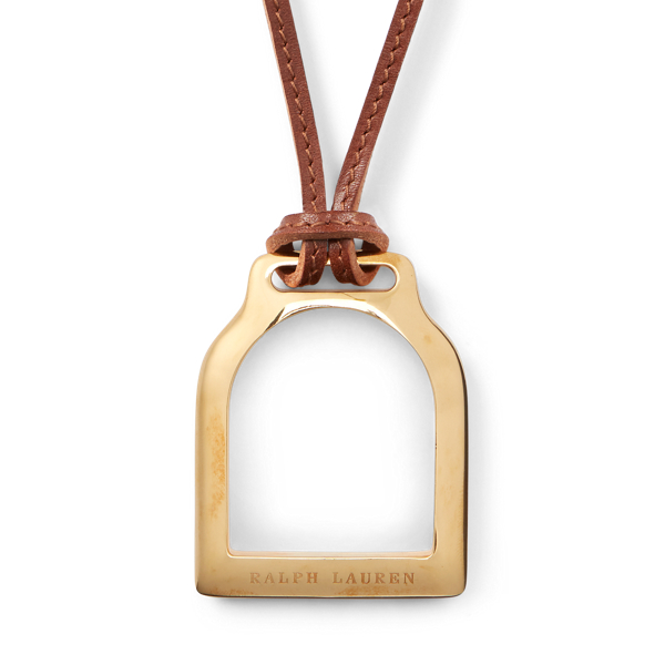 Collier &agrave; gros pendentif Welington Ralph Lauren Collection en Or 2