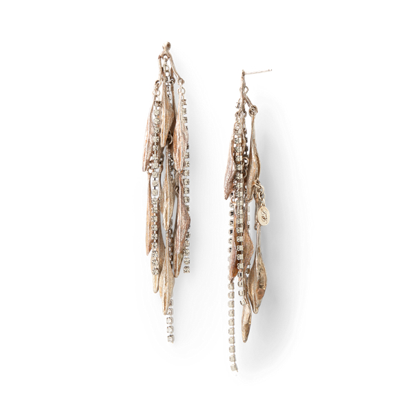 Champagne Crystal Willow Earrings Ralph Lauren Collection 2