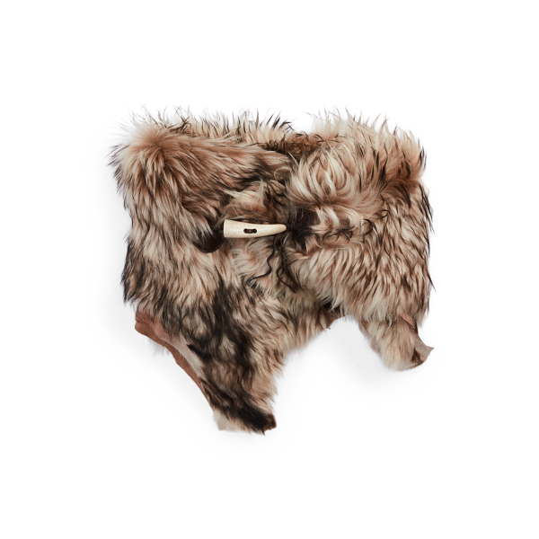 Shearling Toggle Scarf