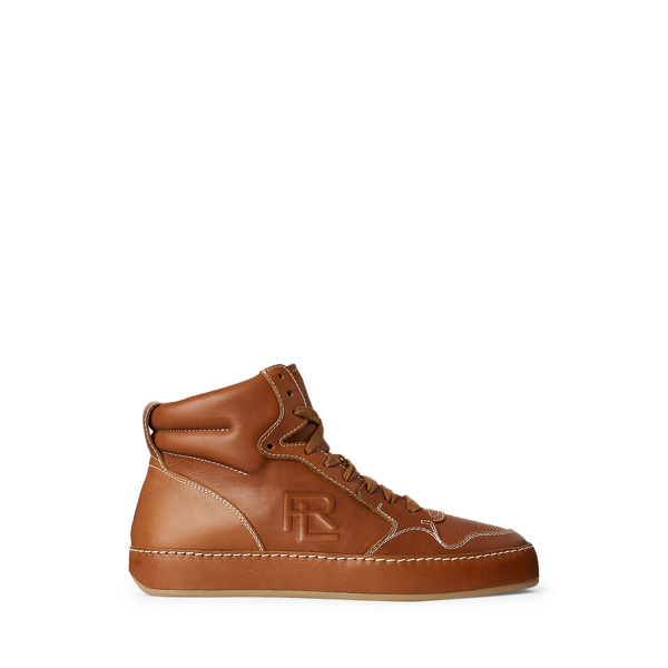 Jaemyn Calfskin High-Top Trainer Ralph Lauren Collection 1