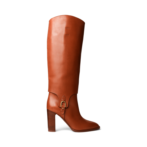 Rochelle Welington Burnished Boot Ralph Lauren Collection 1
