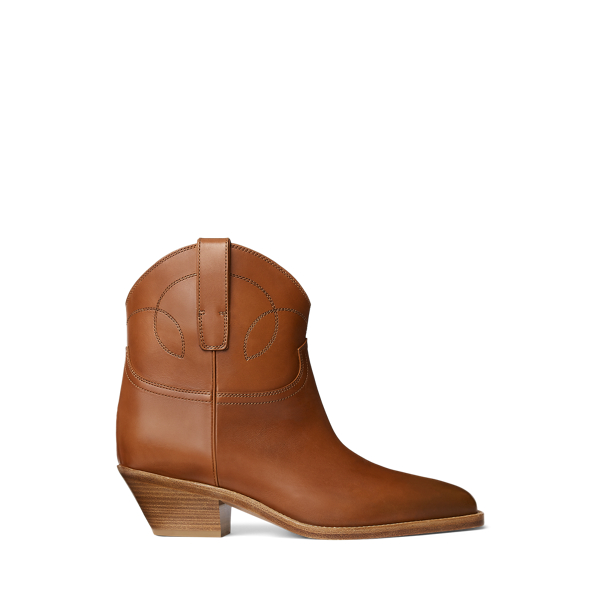 Jayme Burnished Calfskin Bootie