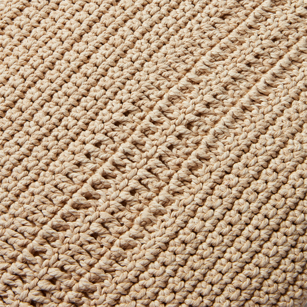 Flax Isla Macrame Throw Pillow Lauren Home 2