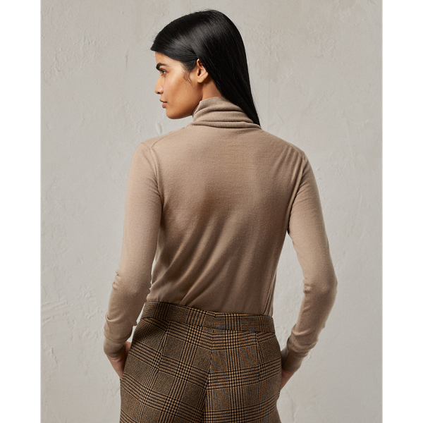 Rollkragenpullover aus Kaschmir Ralph Lauren Collection in Morel 5