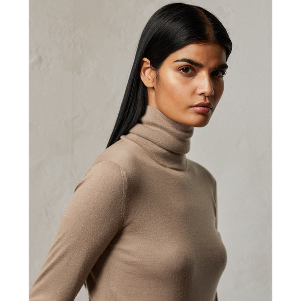 Rollkragenpullover aus Kaschmir Ralph Lauren Collection in Morel 6