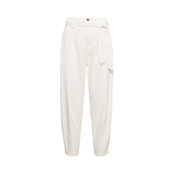 Cotton Twill Tapered Cropped Trouser Polo Ralph Lauren 1