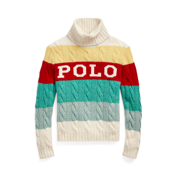 Jersey de cuello vuelto con&nbsp;rayas Polo Ralph Lauren en 1