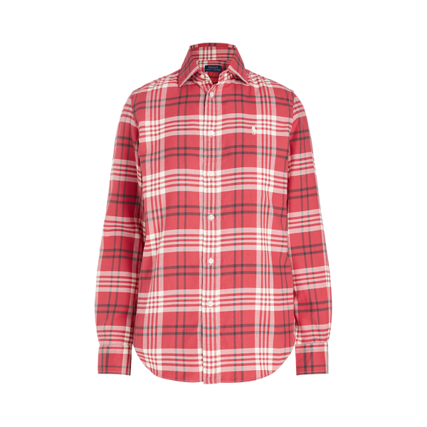Classic Fit Plaid Twill Shirt