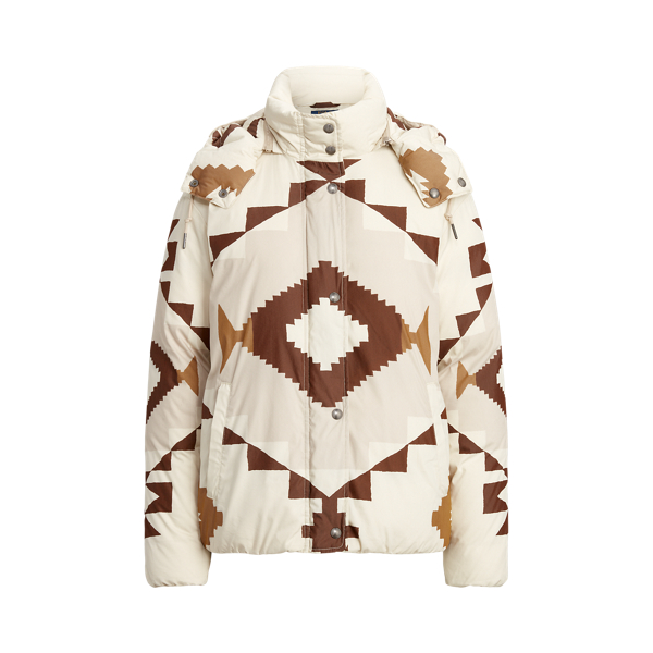 Blanket Oyster Bay Water-Repellent Print Down Coat Polo Ralph Lauren 2