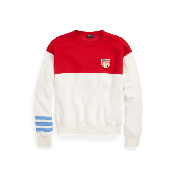Colour-Blocked Fleece Sweatshirt Polo Ralph Lauren 1