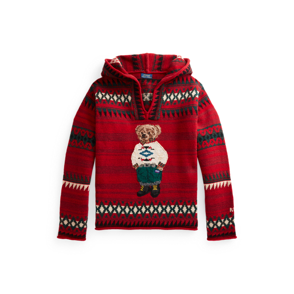 Multi Polo Bear Hooded Jumper Polo Ralph Lauren 2