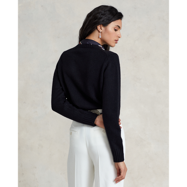 Woll-Kaschmirpullover mit Polo Bear Polo Ralph Lauren in Schwarz multi 5