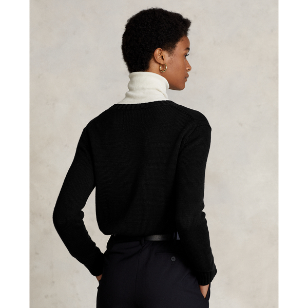 Baumwollpullover mit Fair Isle Bear Polo Ralph Lauren in Schwarz multi 5