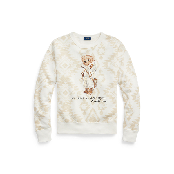 Sweat Polo Bear peau lain&eacute;e en molleton Polo Ralph Lauren en 1