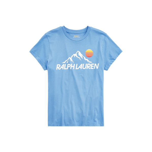 Maglietta in jersey con logo Polo Ralph Lauren in 1