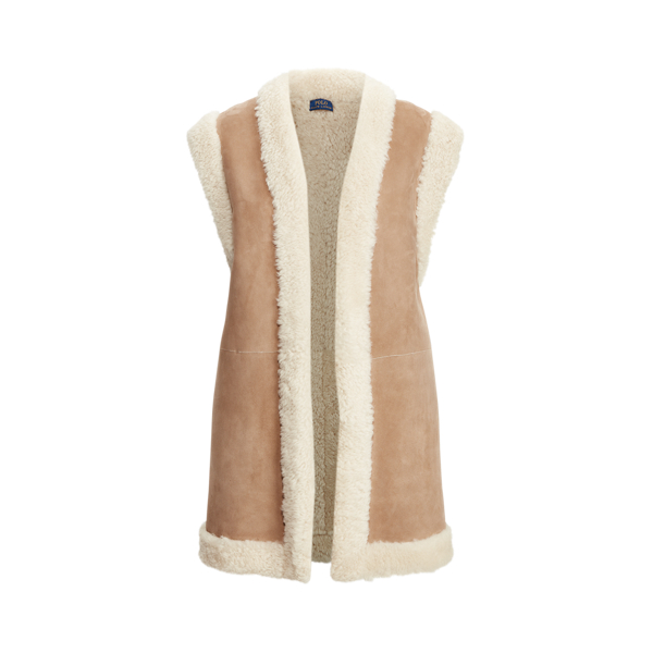 Reversible Shearling Vest Polo Ralph Lauren 1
