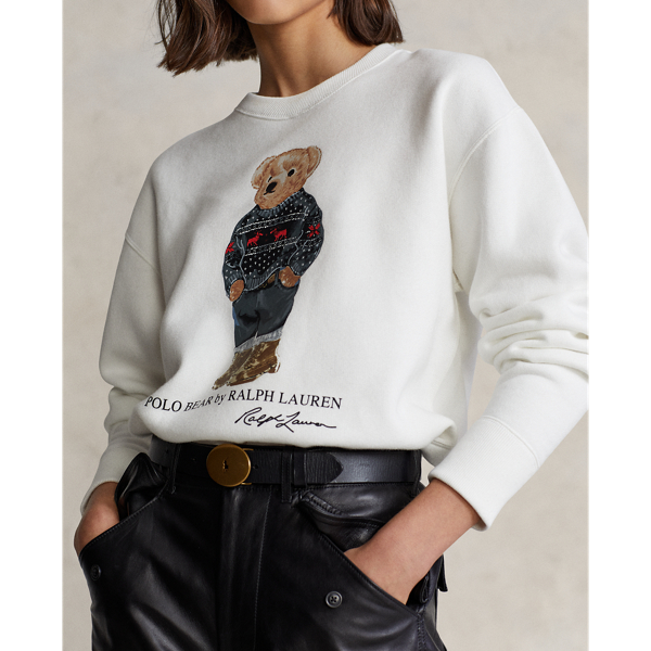 Fleecepullover mit Ski Polo Bear Polo Ralph Lauren in Nevis 5