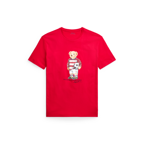 Custom-Slim Jersey-T-Shirt mit Polo Bear Polo Ralph Lauren in 1
