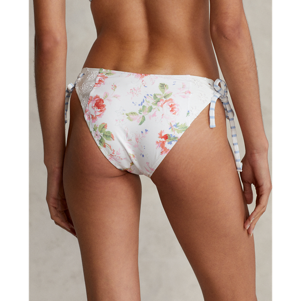 Gebundene Bikinihose mit Blumen Polo Ralph Lauren in Multi 4