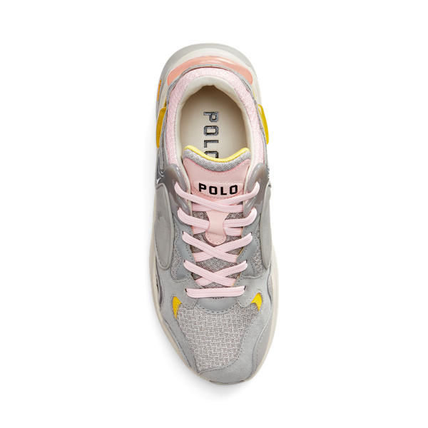 Tech-Sneaker mit Logo Polo Ralph Lauren in GRAU/ROSA 4