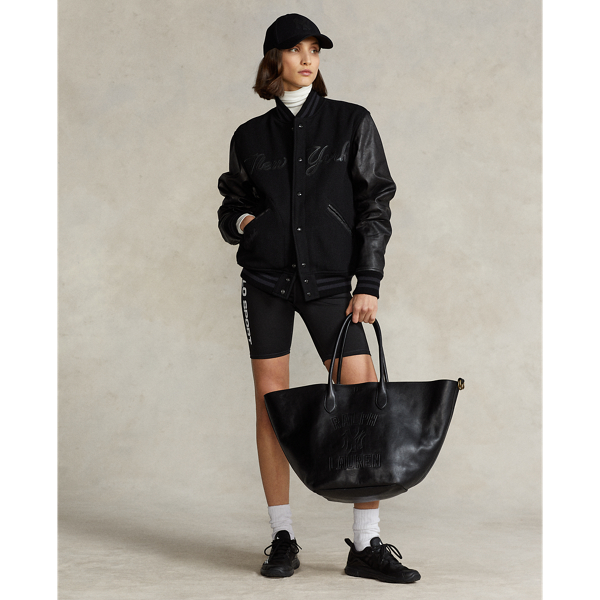 Bolso tote Bellport de los Yankees Polo Ralph Lauren en Negro 8