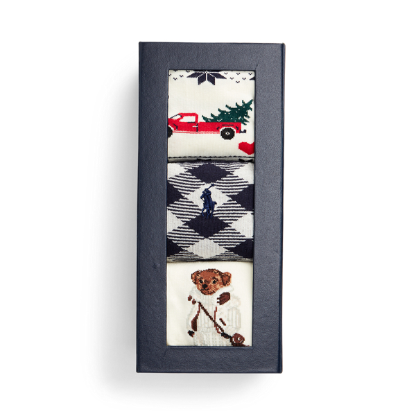 3er-Pack Socken mit Polo Bear Polo Ralph Lauren in Sort. 2