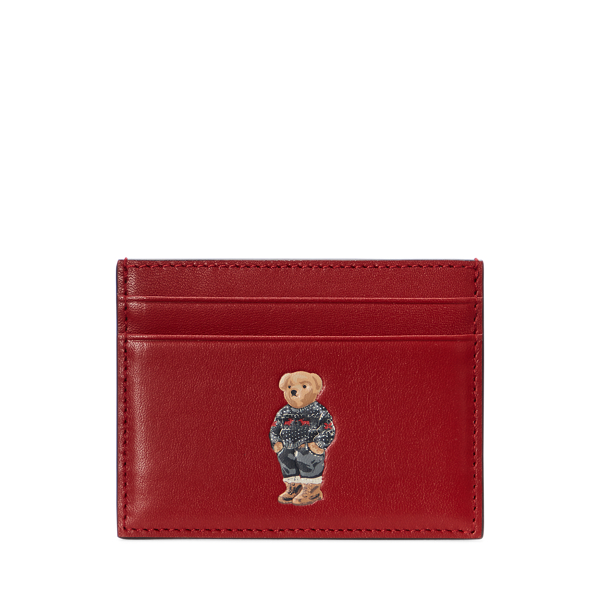 Holiday Polo Bear Leather Card Case for Women Ralph Lauren UK