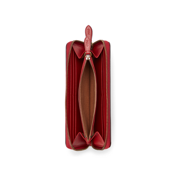 Brieftasche mit Holiday Polo Bear Polo Ralph Lauren in Dunkelrot 3