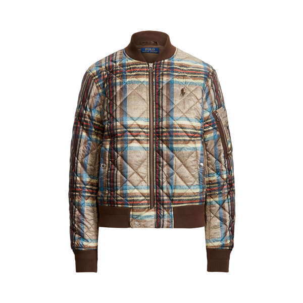 Plaid Water-Resistant Bomber Jacket Polo Ralph Lauren 1