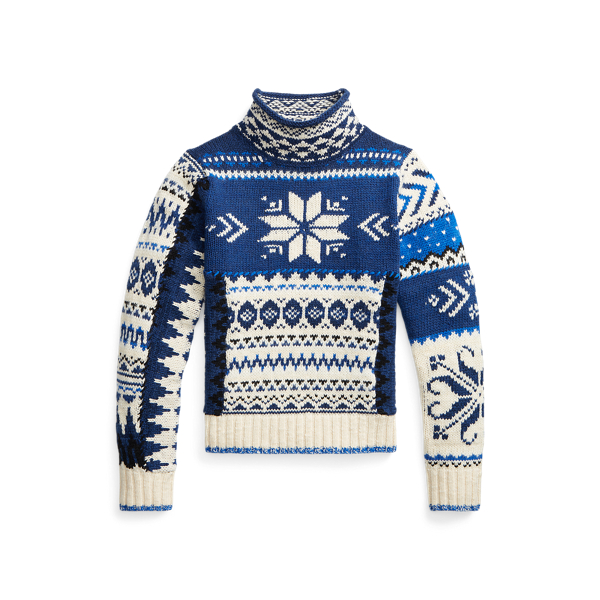 Fair Isle Roll Neck Jumper