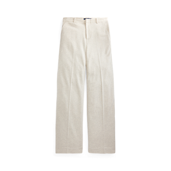 Cotton French Terry Wide-Leg Ankle Trous Polo Ralph Lauren 1