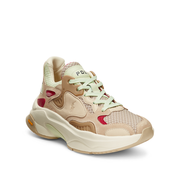 Sand/Mint Green Logo Tech Trainer Polo Ralph Lauren 2