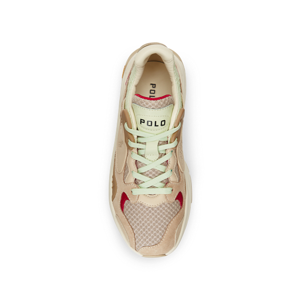 Sand/Mint Green Logo Tech Trainer Polo Ralph Lauren 4