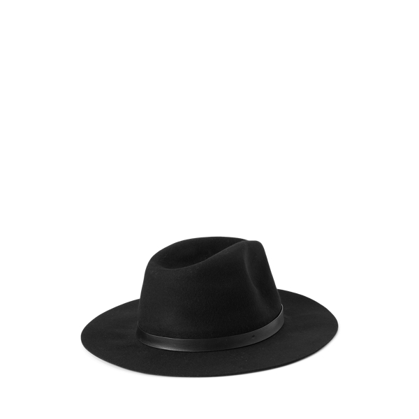 Black Wool Fedora Lauren 2