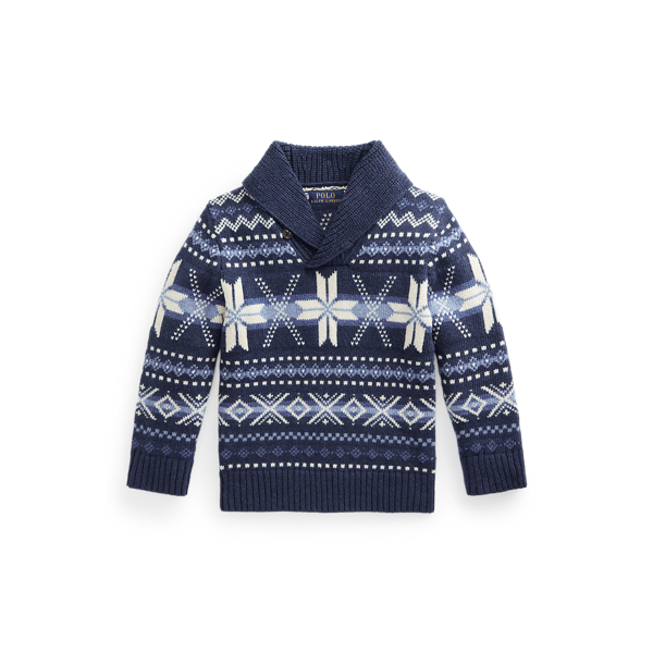 Pull Fair Isle en coton Boys 1.5-6 Years en 1